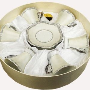 D'Lusso Designs 12 Piece Porcelain Espresso Set